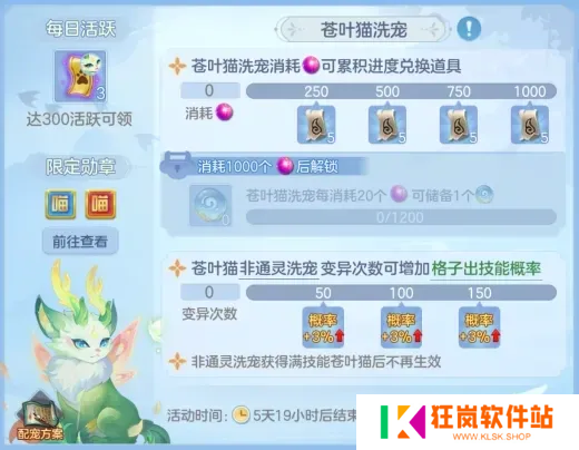 《幻唐志:逍遥外传》苍叶猫培养