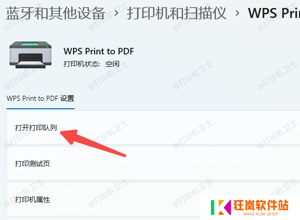 检查打印机状态设置