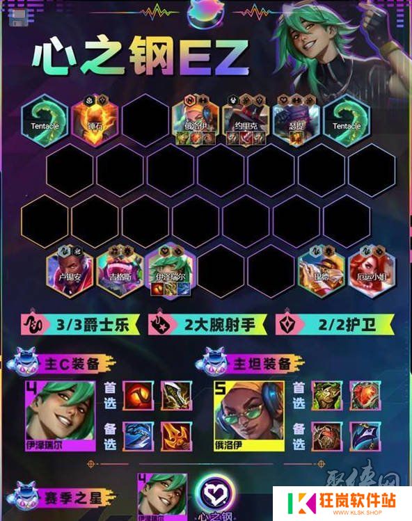云顶之弈心之钢EZ阵容攻略 s10心之钢EZ阵容怎么玩